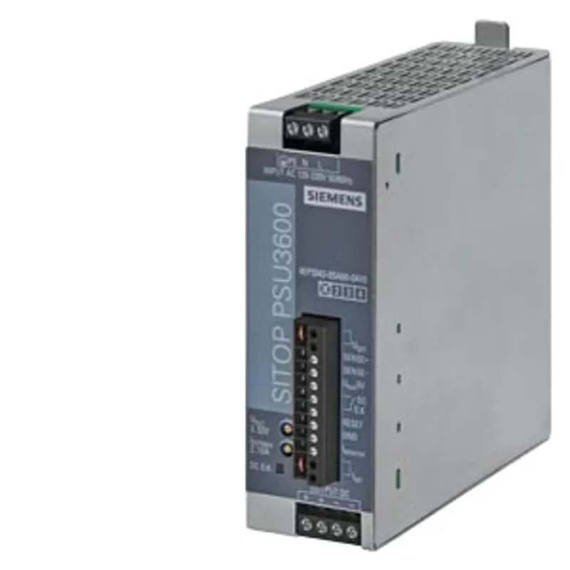 Siemens 6EP3343-0SA00-0AY0 – SITOP PSU3600 FLEXI/1AC/3-52VDC/10A/120W SITOP PSU3600 flexi Stabilized power supply Input: 120-230 V AC…