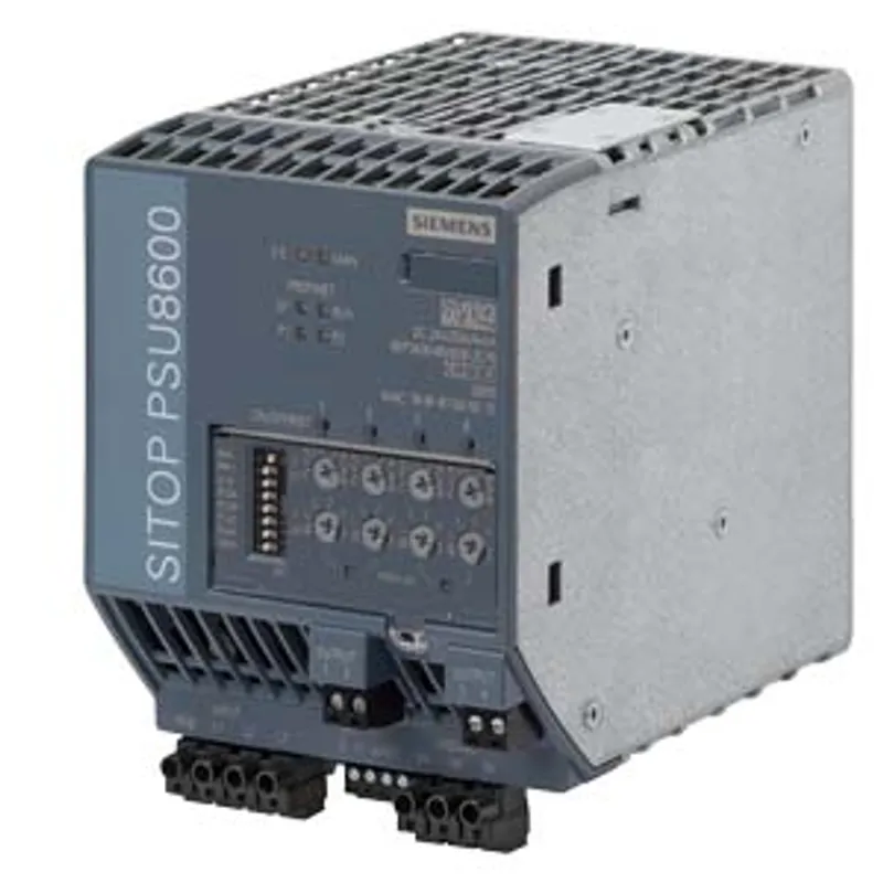 Siemens 6EP3436-8MB00-2CY0 – SITOP PSU8600/3AC/24VDC/20A/4X5A PN SITOP PSU8600 3AC 20 A/4x5 A PN stabilized power supply input: 400-500 V…