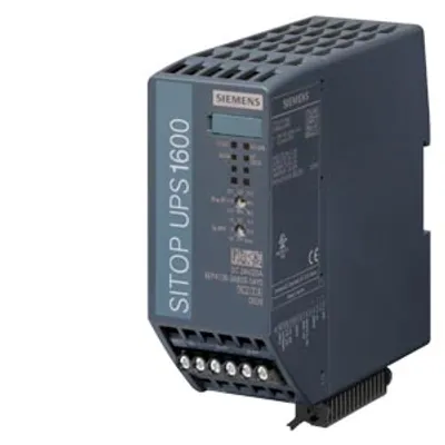 Siemens 6EP4136-3AB00-1AY0 – SITOP UPS1600/DC/24VDC/20A/USB SITOP UPS1600 20 A USB uninterruptible power supply with USB interface input…