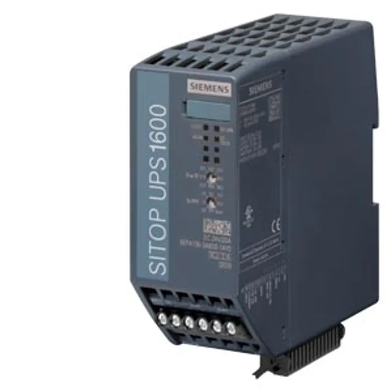 Siemens 6EP4136-3AB00-1AY0 – SITOP UPS1600/DC/24VDC/20A/USB SITOP UPS1600 20 A USB uninterruptible power supply with USB interface input…