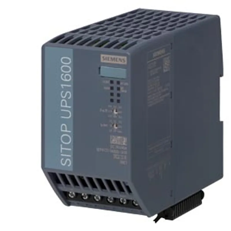 Siemens 6EP4137-3AB00-1AY0 – SITOP UPS1600/DC/24VDC/40A/USB SITOP UPS1600 40 A USB uninterruptible power supply with USB interface input…