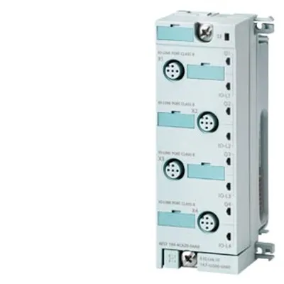 Siemens 6ES7194-4CA20-0AA0 – SIMATIC DP, Connection module for IO-Link master ET 200pro, 4xM12, plastic version Siemens 6ES7194-4CA20-0AA0 – SIMATIC DP, Connection module for IO-Link master ET 200pro, 4xM12, plastic version