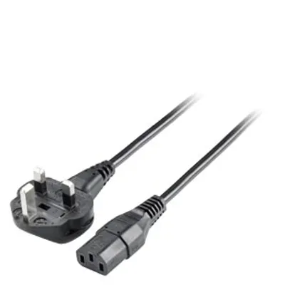 Siemens 6ES7900-0BA00-0XA0 – AC IEC cable, United Kingdom, 90° male BS 1363 to 180° female (3-pole, C13) for United Kingdom Siemens 6ES7900-0BA00-0XA0 – AC IEC cable, United Kingdom, 90° male BS 1363 to 180° female (3-pole, C13) for United Kingdom