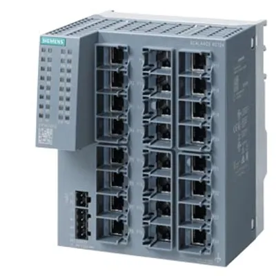 Siemens 6GK5124-0BA00-2AC2 – SCALANCE XC124, Unmanaged IE switch, 24x 10/100 Mbit/s RJ45 ports, LED diagnostics Siemens 6GK5124-0BA00-2AC2 – SCALANCE XC124, Unmanaged IE switch, 24x 10/100 Mbit/s RJ45 ports, LED diagnostics