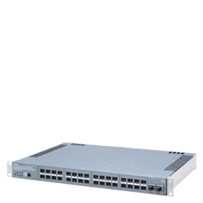 Siemens 6GK5534-5TR00-3AR3 – SCALANCE XR502-32; managed layer 3 IE switch, 19" rack; 2x 1G/2.5G/5G/10 Gbps RJ45 port 24x 100M/1G SFP port Siemens 6GK5534-5TR00-3AR3 – SCALANCE XR502-32; managed layer 3 IE switch, 19" rack; 2x 1G/2.5G/5G/10 Gbps RJ45 port 24x 100M/1G SFP port