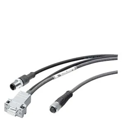 Siemens 6GT2891-4KH50 – SIMATIC RF200/RF300 connecting cable, pre-assembled, between reader and PC (RS232), PUR, trailing