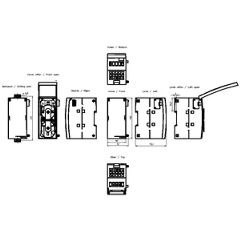 Siemens 6NH3112-3BA00-1XX6 – Battery expansion enclosure for holding two (mono cell) — photo 2 of 3