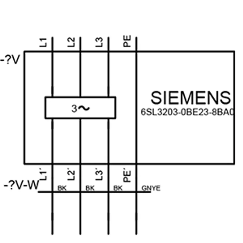 Siemens 6SL3203-0BE23-8BA0 — photo 2 of 2