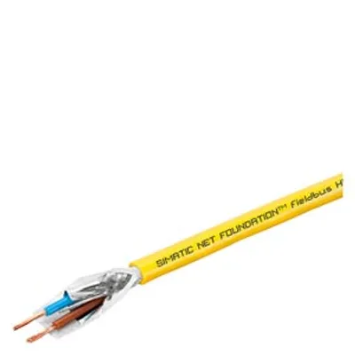 Siemens 6XV1830-5HH10 – Foundation Fieldbus Cable; bus cable for IEC 61158-2; sheath color yellow for non- Ex applications Siemens 6XV1830-5HH10 – Foundation Fieldbus Cable; bus cable for IEC 61158-2; sheath color yellow for non- Ex applications