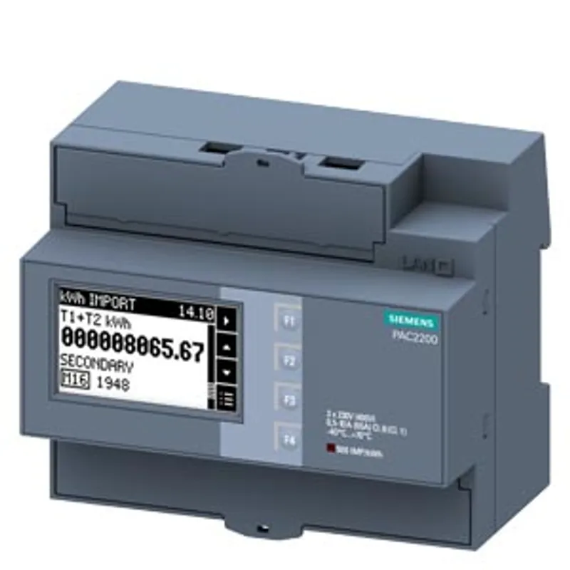 Siemens 7KM2200-2EA40-1GA1 – SENTRON, measuring device, 7KM PAC2200, LCD, L-L: 400 V — photo 1 of 4