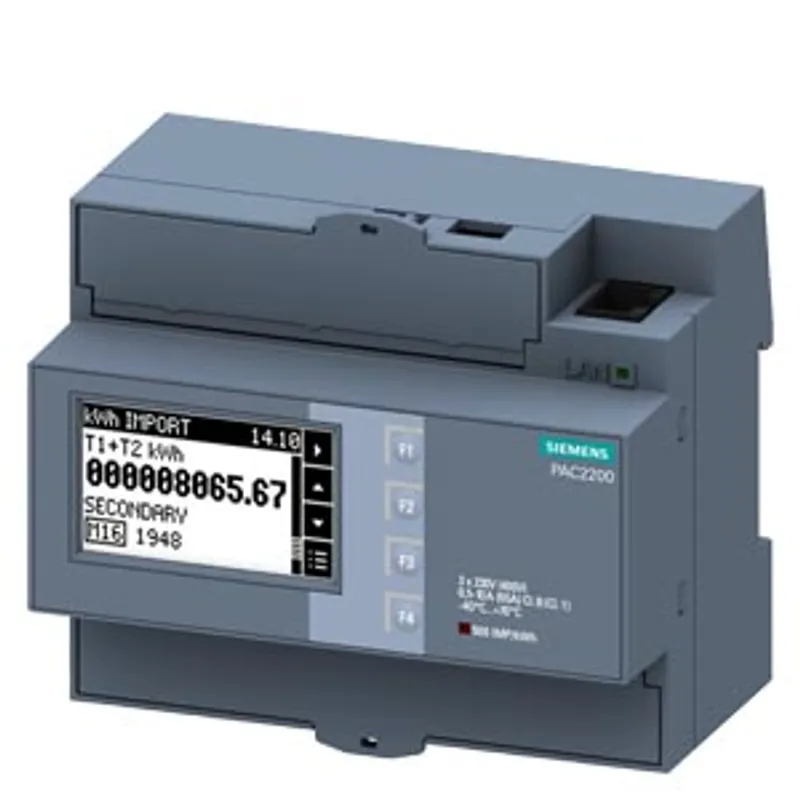Siemens 7KM2200-2EA40-1JA1 – SENTRON, measuring device, 7KM PAC2200, LCD, L-L: 400 V — photo 1 of 4