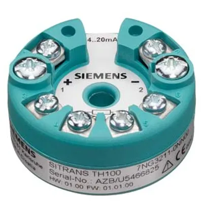 Siemens 7NG3211-0.... – Temperature transmitter SITRANS TH100 for PT100 for…