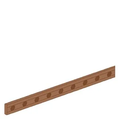 Siemens 8GF5771 – ALPHA 630 Universal Copper bar L=1300 mm 15x 5 mm, drilled with thread Siemens 8GF5771 – ALPHA 630 Universal Copper bar L=1300 mm 15x 5 mm, drilled with thread