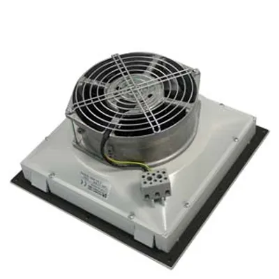 Siemens 8MR6402-5LV41 – Filter fan, cutout 223 mm x 223 mm, RAL 7035, IP54, 24 V DC, air flow rate 250 m3/h