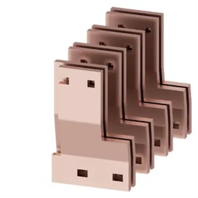 Siemens 8PQ4000-5BA80 – Connecting lugs vertical busbar up to 4x50x10 mm system: non-cascaded, main busbar: front or rear