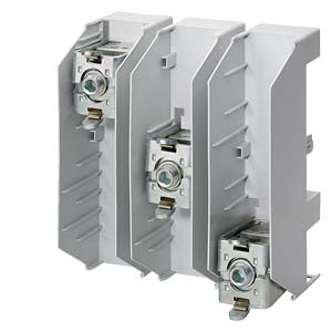 Siemens 8US1941-2AA03 – Terminal set, 3-pole, circular conductor 95-300 mm2, AWG, busbar center-to-center spacing 60 mm, IEC/UL 508A