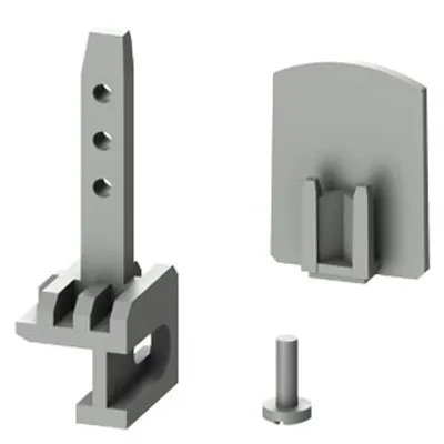 Siemens 8US1998-1CA10 – Vibration and shock kit 2 mounting rail limitations 4 screws, 2 long pin