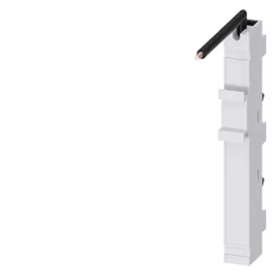 Siemens 8US2410-1HB10 – Busbar system 8US2, adapter 1-pole, 63 A, infeed of phase L1, connection cable 10 mm², 18 x 160 mm