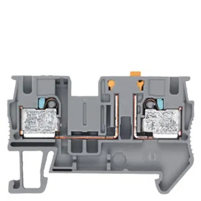 Siemens 8WH6000-6CG00 – Terminal, iPo plug-in terminal, isolating terminal, 4 mm², gray Siemens 8WH6000-6CG00 – Terminal, iPo plug-in terminal, isolating terminal, 4 mm², gray
