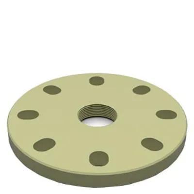 Siemens A5E50869003 – ADAPTOR FLANGE, 4"/100 UNIV,1.5",NPT,PP Siemens A5E50869003 – ADAPTOR FLANGE, 4"/100 UNIV,1.5",NPT,PP