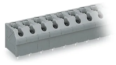 Wago 250-603/000-006 – PCB terminal block; push-button; 1.5 mm²; Pin spacing 7.5 mm; 3-pole; Push-in CAGE CLAMP®; blue