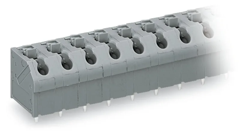 PCB terminal block; push-button; 1.5 mm²; Pin spacing 7.5 mm; 5-pole; Push-in CAGE CLAMP®; orange — photo 1 of 3