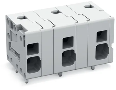Wago 2624-1504/000-004 – PCB terminal block; 4 mm²; Pin spacing 11.5 mm; 4-pole; Push-in CAGE CLAMP®; black
