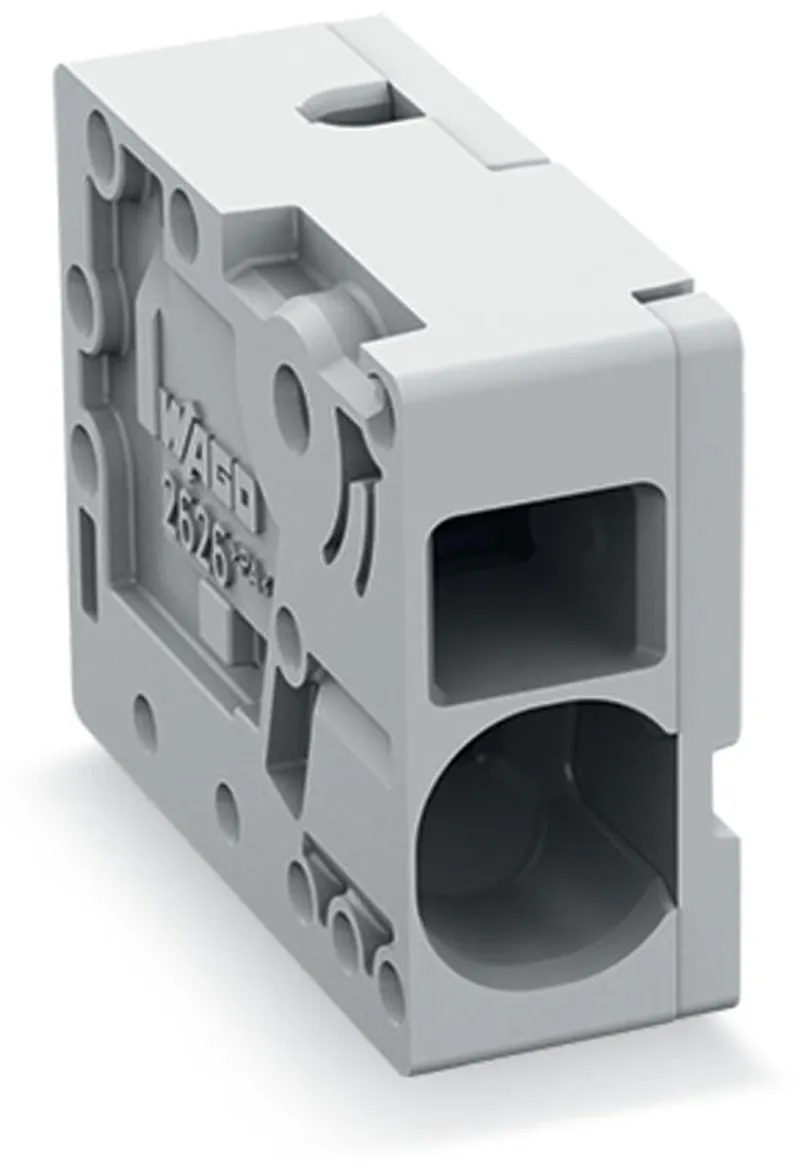 PCB terminal block; 6 mm²; Pin spacing 7.5 mm; 1-pole; Push-in CAGE CLAMP®; 6,00 mm²; red — photo 1 of 4