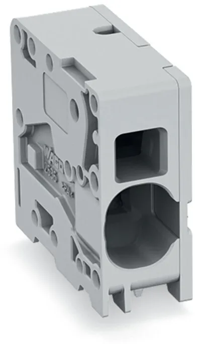 PCB terminal block; 16 mm²; Pin spacing 10 mm; 1-pole; Push-in CAGE CLAMP®; 16,00 mm²; gray