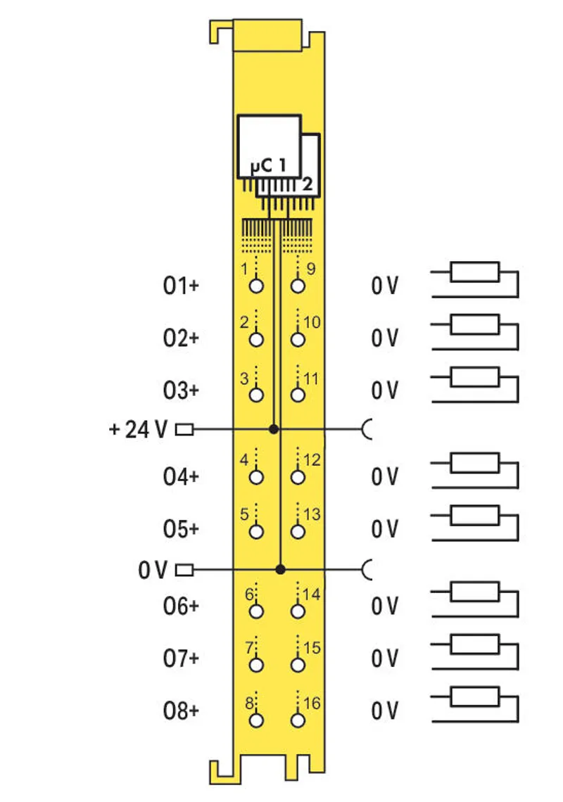 Fail-safe 8 channel digital output; 24 VDC; 0.5 A; PROFIsafe — photo 4 of 4