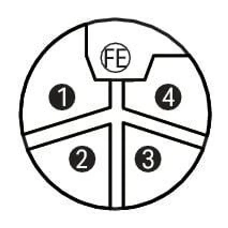 Power cable; M12L plug; angled; 5-pole; Length: 15 m — photo 2 of 4