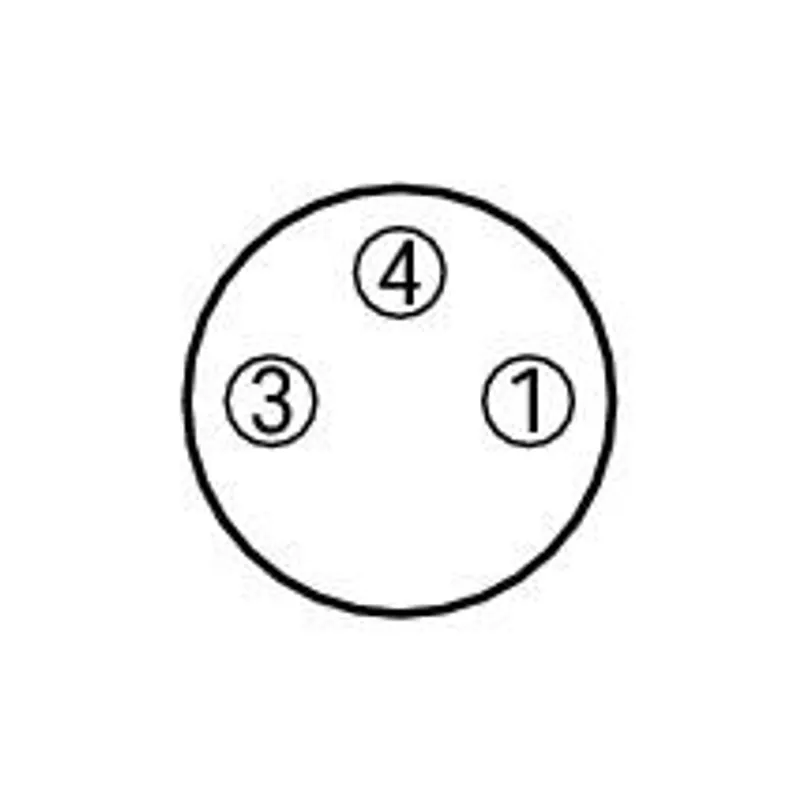 Sensor/Actuator cable; M8 socket; straight; 3-pole; Length: 1.5 m — photo 2 of 4