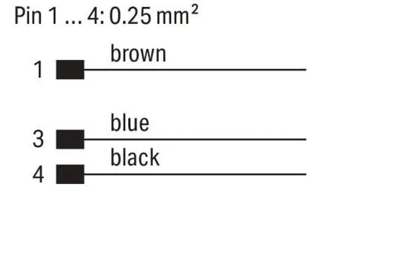 Sensor/Actuator cable; M8 plug; angled; 3-pole; Length: 1.5 m — photo 3 of 4