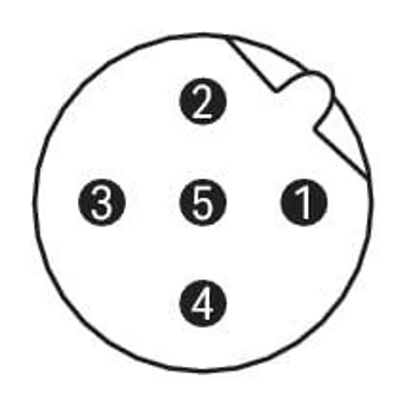 Accessories; M12 plug, right angle; 5-pole — photo 2 of 3