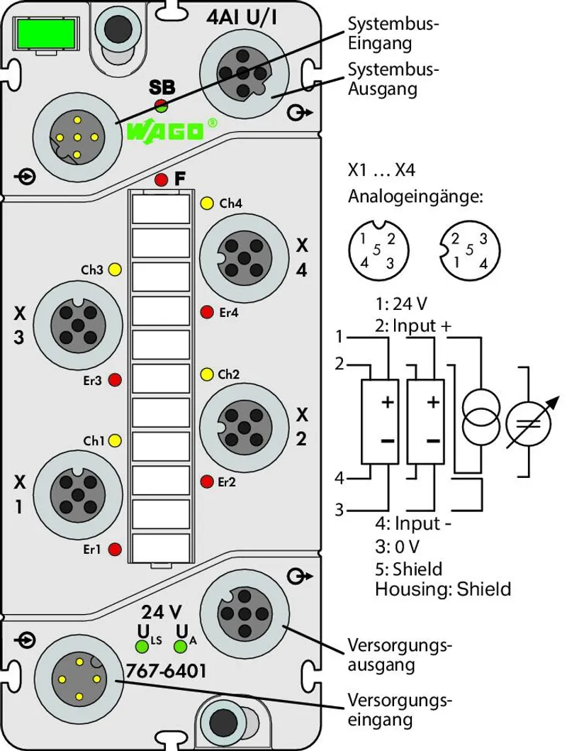 4-channel analog input; Voltage/Current — photo 4 of 4