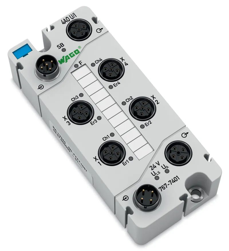 4-channel analog output; Voltage/Current — photo 1 of 4