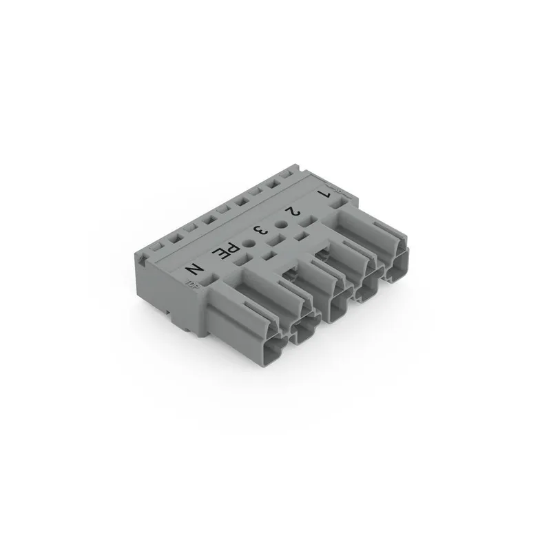 Plug; 5-pole; Cod. B; 4,00 mm²; gray — photo 3 of 5