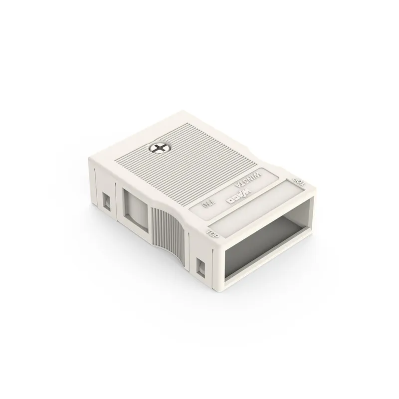Strain relief housing; 3-pole; for 2 cables; 8.0 … 11.5 mm; 55 mm; white — photo 2 of 4