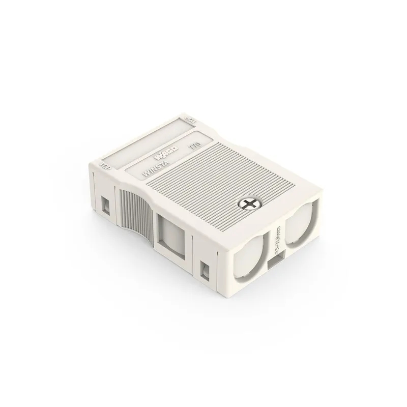 Strain relief housing; 3-pole; for 2 cables; 8.0 … 11.5 mm; 55 mm; white — photo 3 of 4