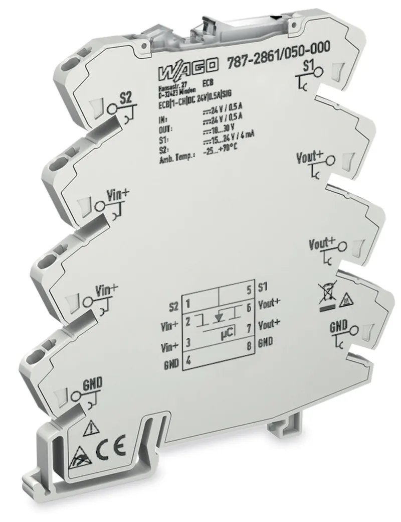 Electronic circuit breaker; 1-channel; 24 VDC input voltage; 0.5 A; Signal contact — photo 5 of 7
