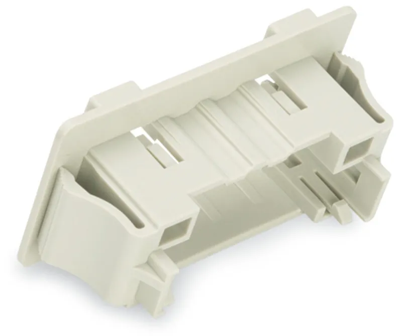 Snap-in frame; for male connectors; 1 part; Pin spacing 7.62 mm; 3-pole; light gray — photo 2 of 4