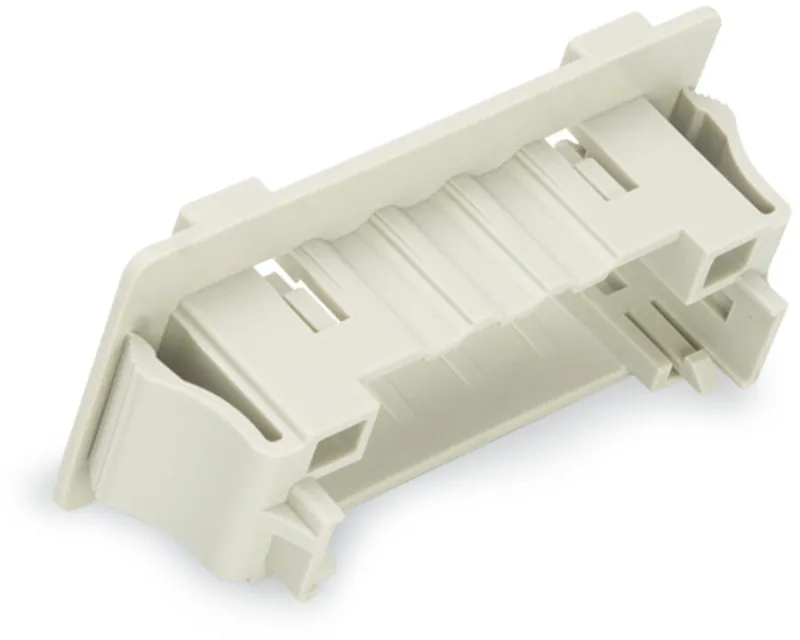 Snap-in frame; for male connectors; 1 part; Pin spacing 7.62 mm; 4-pole; light gray — photo 2 of 4