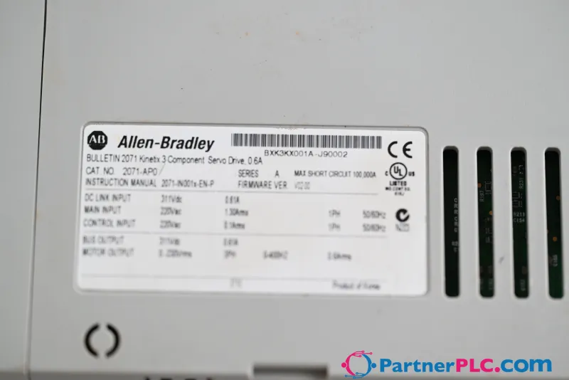 Allen Bradley 2071-AP0 Used — photo 1 of 2