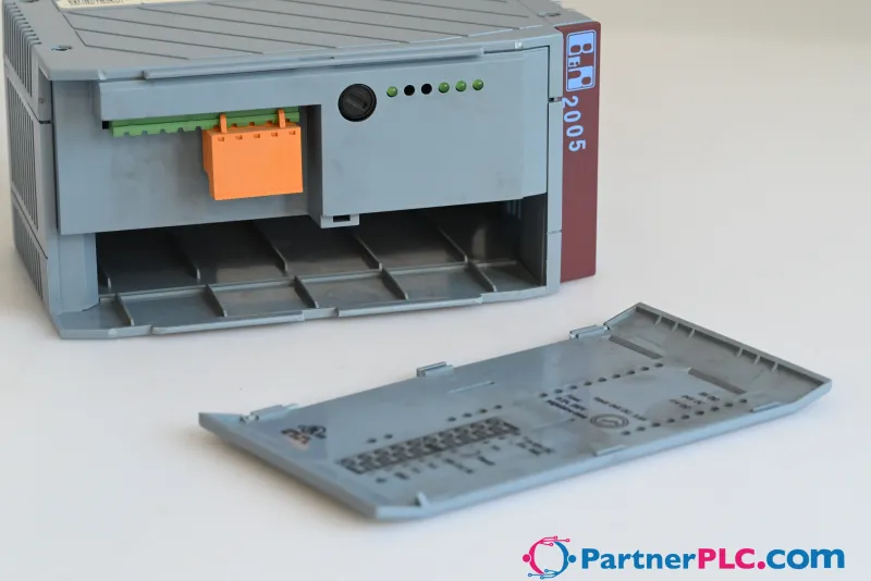 B&R 3PS465.9 has exterior broken Used Rev. C0 – 2005 power supply module, 24 VDC, 50 W, with expansion slot — photo 3 of 7
