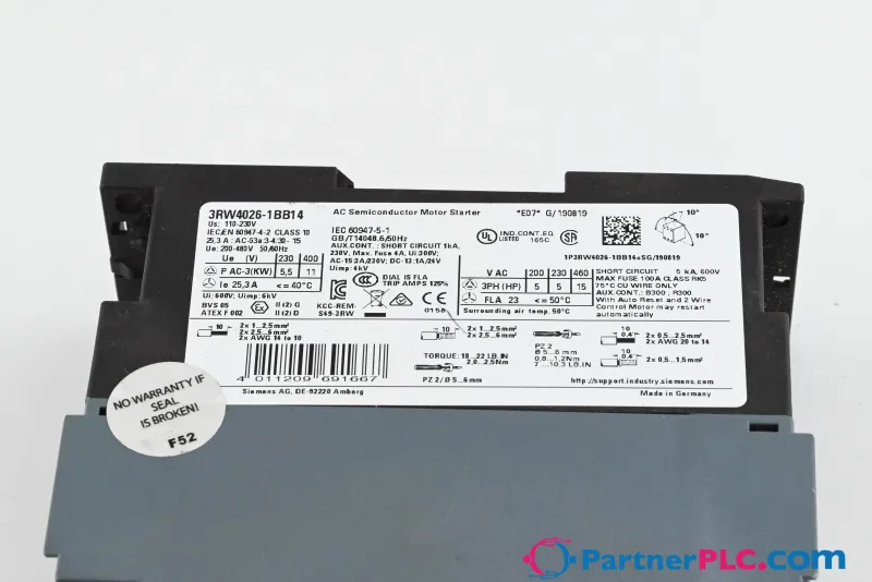 Siemens 3RW4026-1BB14 Used — photo 5 of 10