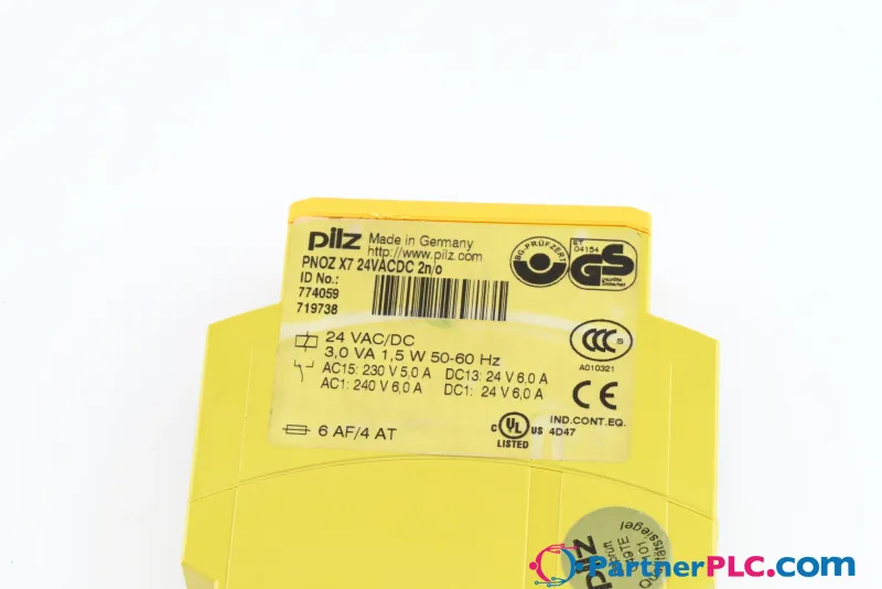 Pilz 774059 - PNOZ X7 24VACDC 2n/o Used — photo 5 of 5