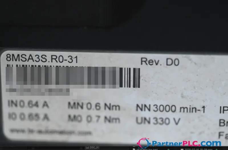 B&R 8MSA3S.R0-31 Used Rev. D0 — photo 8 of 8