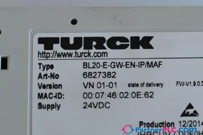 Turck BL20-E-GW-EN-IP/MAF Used