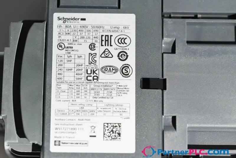 Schneider Electric LC1D80AKUE New open box — photo 3 of 4