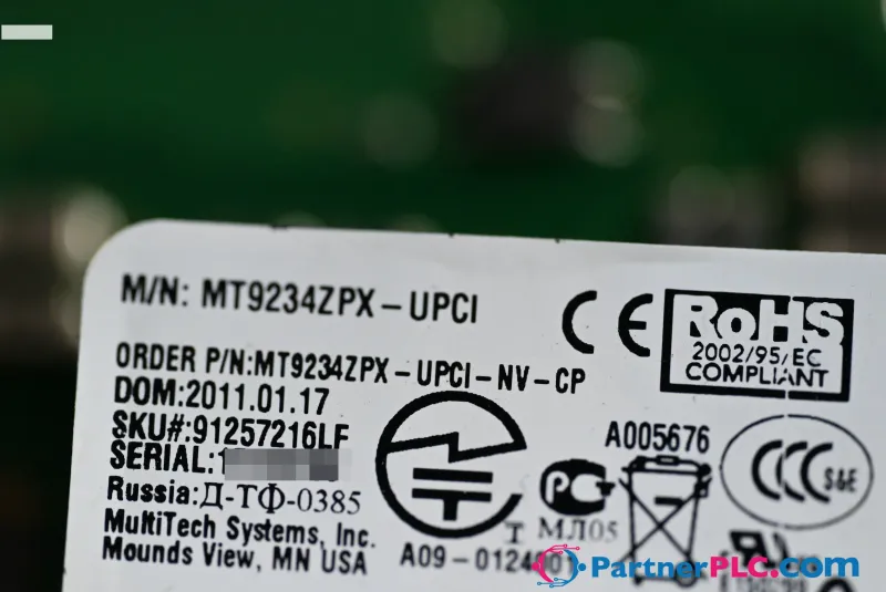 MultiTech MT9234ZPX-UPCI Used — photo 2 of 9